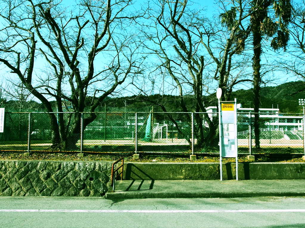 十数年前の通学を思い出し・・・・