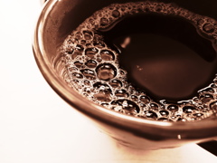 bubble　of　coffee