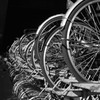 平和島駅前の自転車置き場