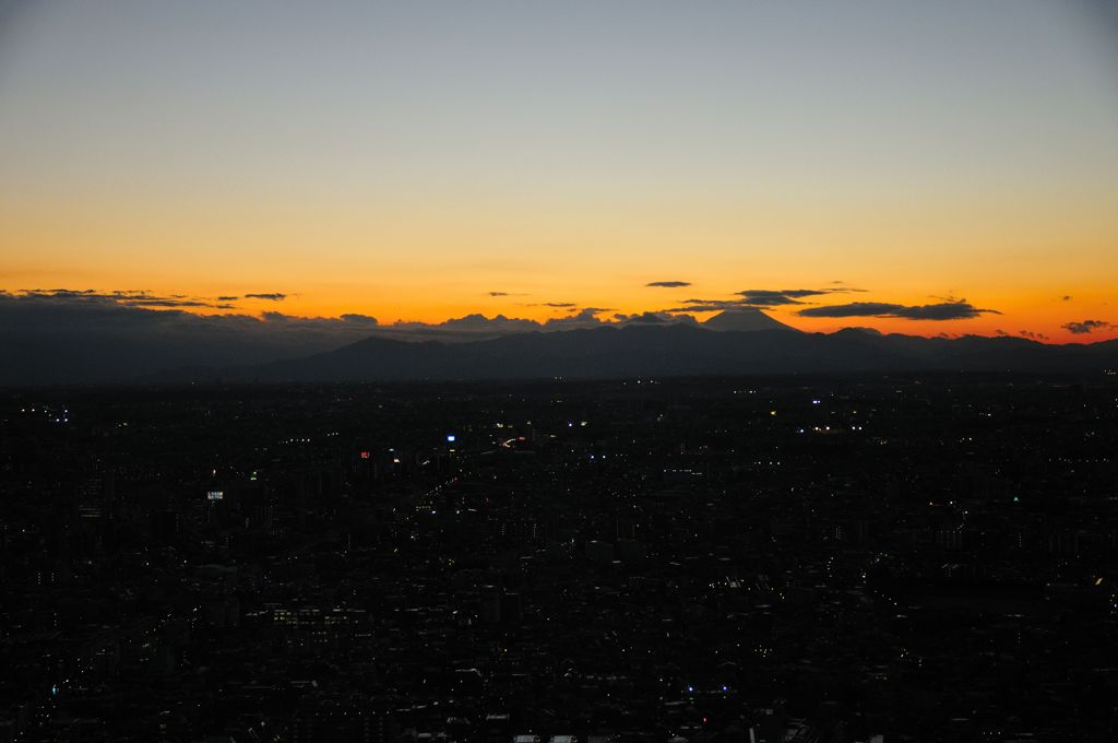 都庁からの夕焼け