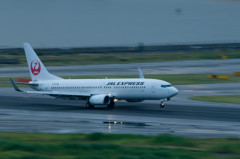JAL 737　着地！