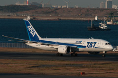 RWY16L-Boeing 787 ①