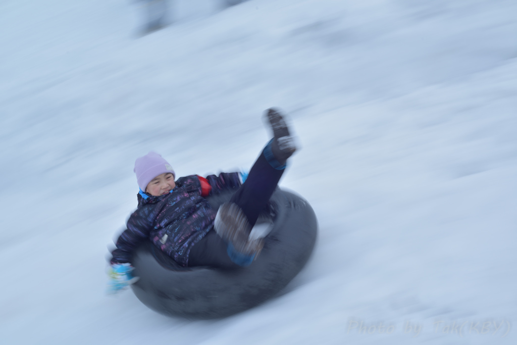 雪上スライダー