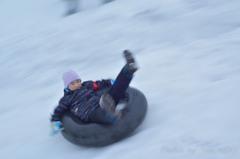 雪上スライダー