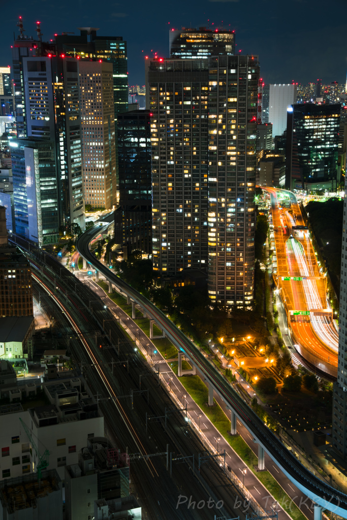 Shiodome Night View