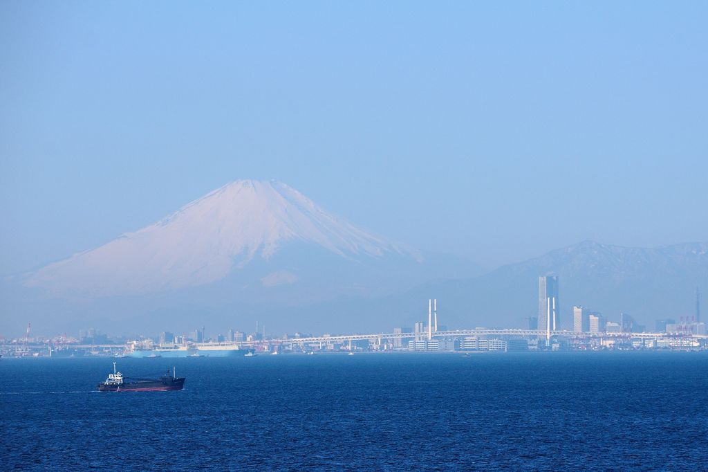 富士山と横浜