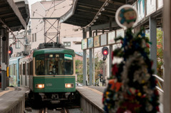 鎌倉駅もクリスマス