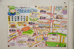 紫陽花コースMAP