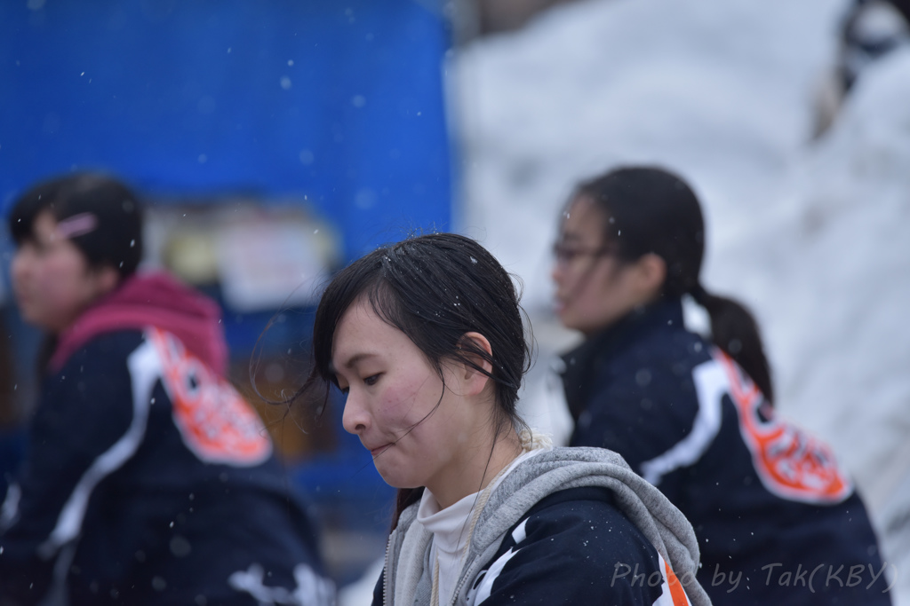 雪中花笠