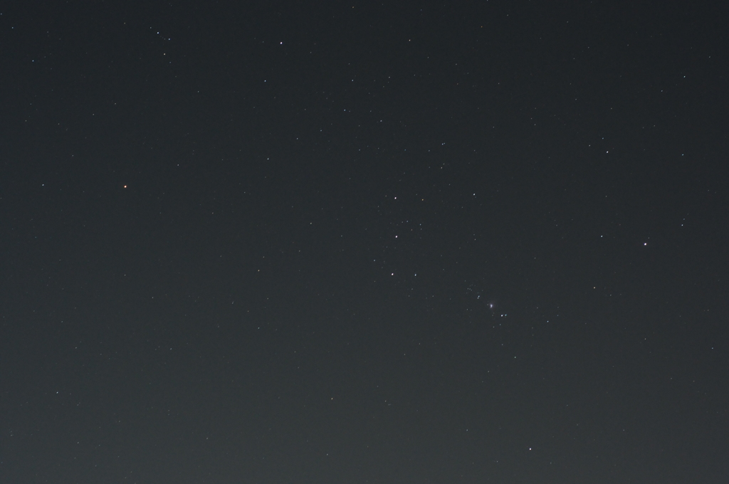 台風一過の星空