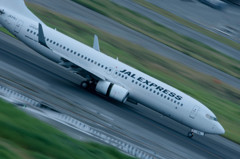 JAL 737　ナナメ流し