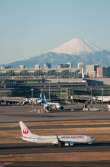 737と富士と丹沢と