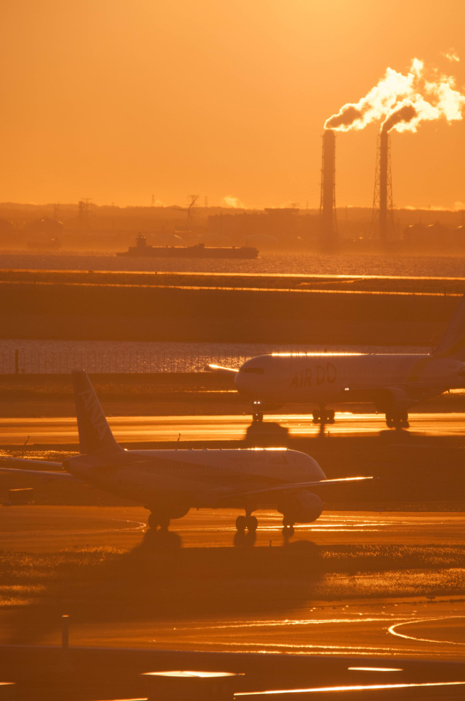 2015初撮り～朝の空港