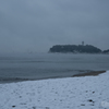 雪の七里ガ浜