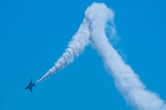 北の空に舞い上がる