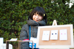 「はい営業スマイル～」