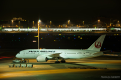 飛行機夜景~Plain shot