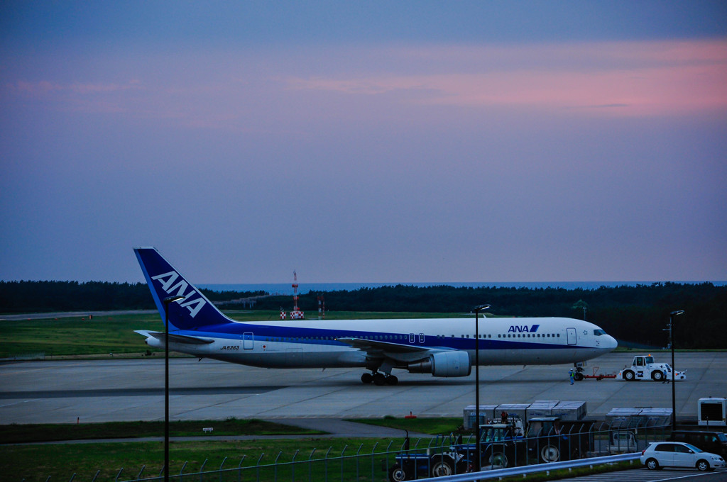 海が見える空港