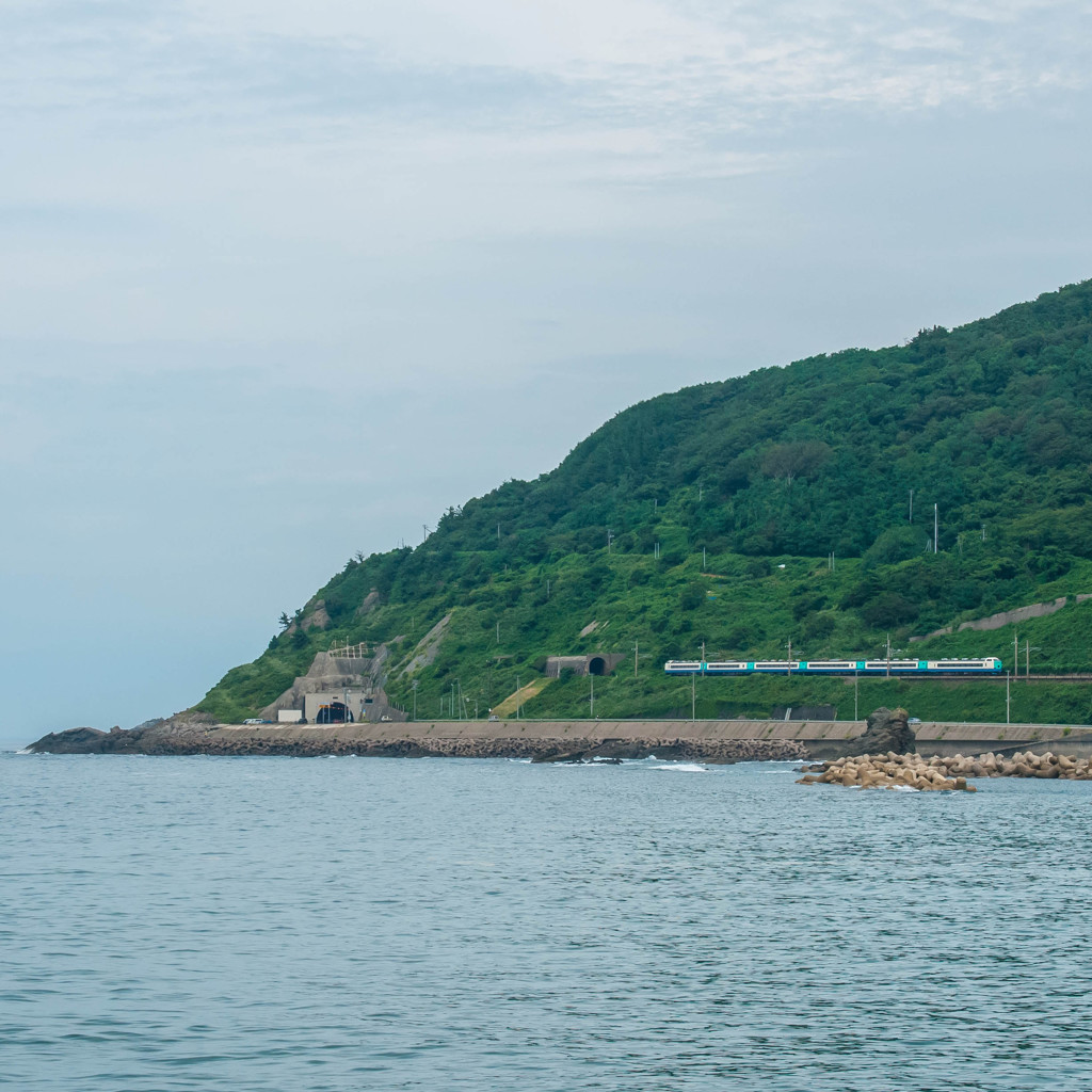 笠取峠を往く485系