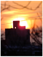 夕暮れの情景