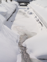 雪の川