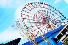 冬空の観覧車