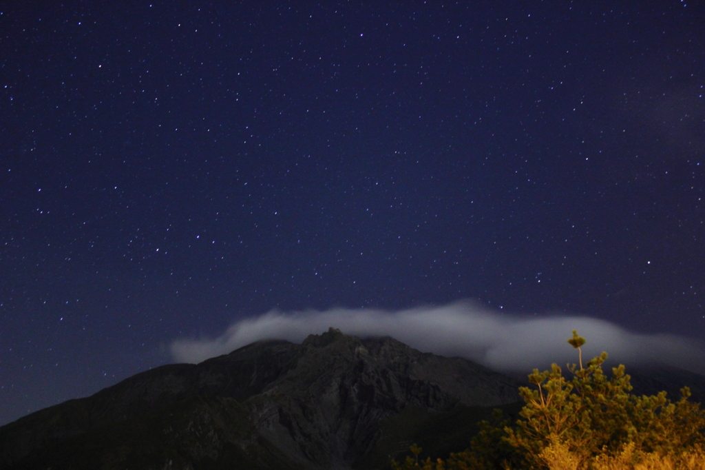 星降る夜空