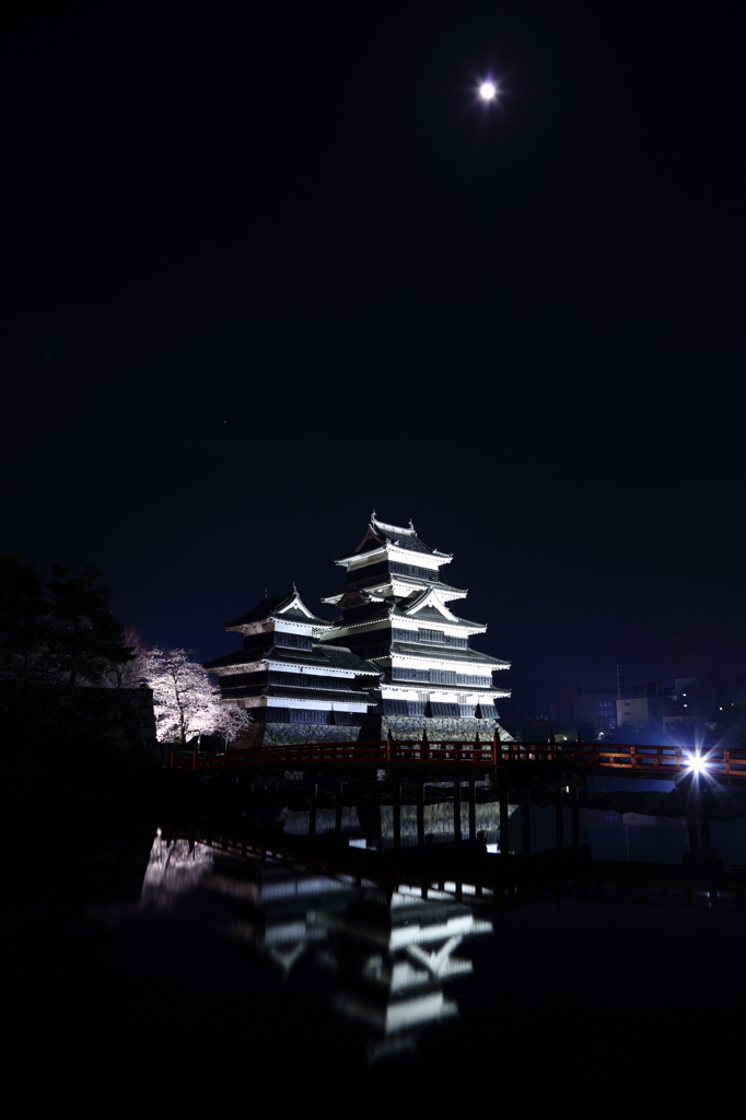 castle　and moon