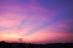 夏の夕暮れ