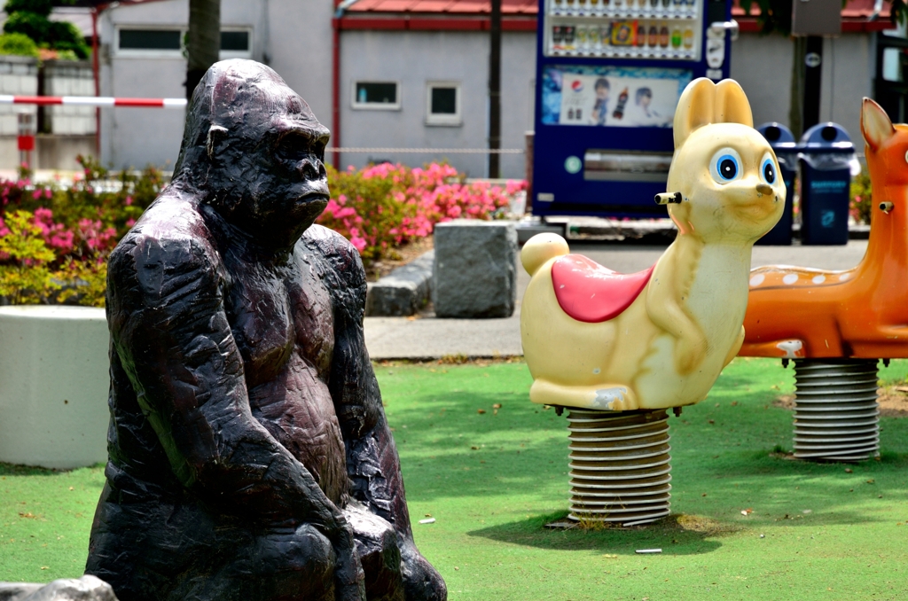 シュールな風景