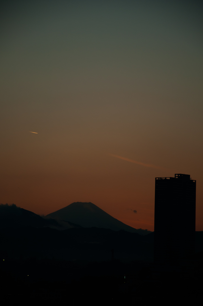 夕日と富士山と時々八王子市街地⑤