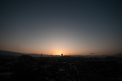 夕日と富士山と時々八王子市街地①