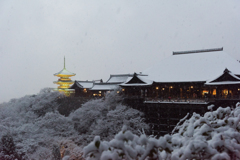 雪の清水寺