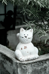 軒先で