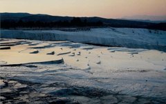 Pamukkale before sunrise