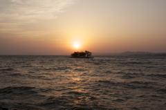 2012.04.04 宍道湖の夕陽