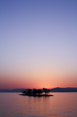 20120427宍道湖の夕景