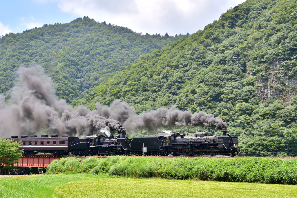 C571とＣ56160重連