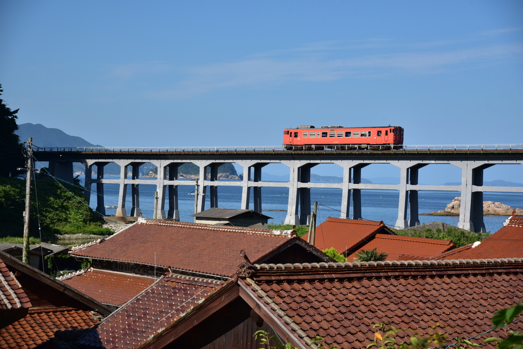 惣郷鉄橋を渡るたらこ