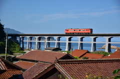 惣郷鉄橋を渡るたらこ