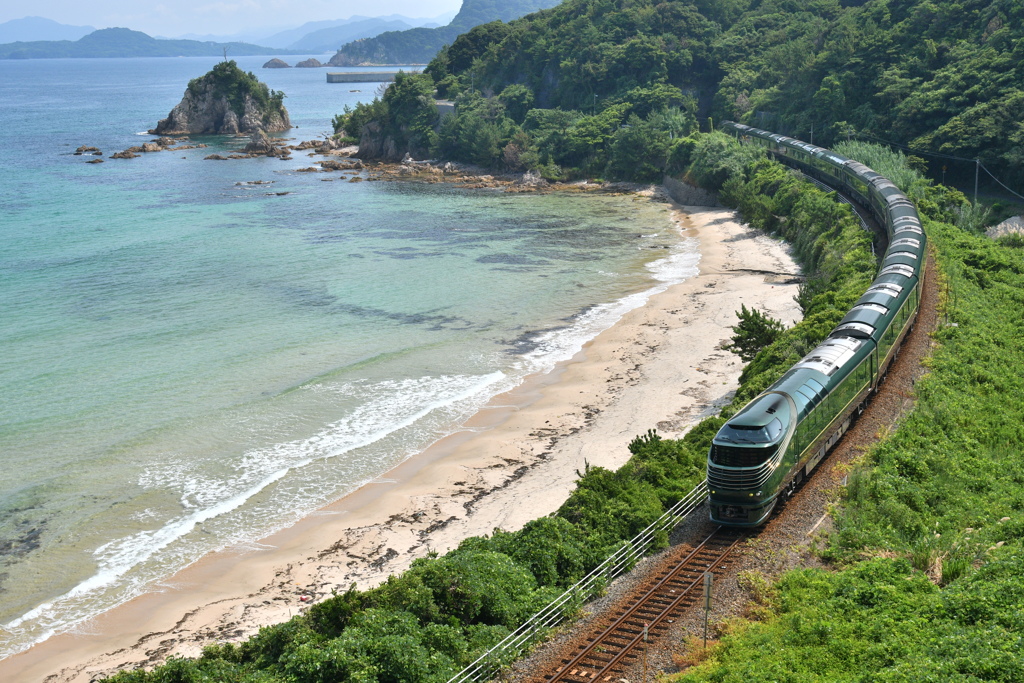 瑞風と日本海