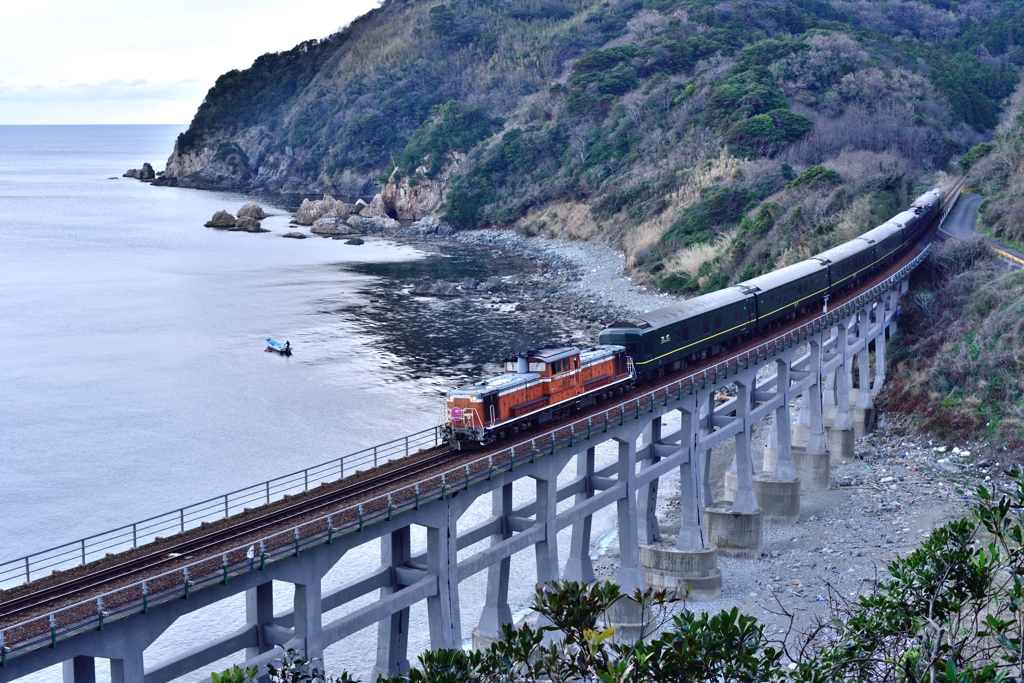 トワイライトエクスプレス山陰線下り