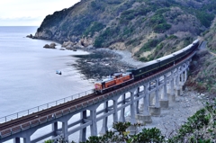 トワイライトエクスプレス山陰線下り