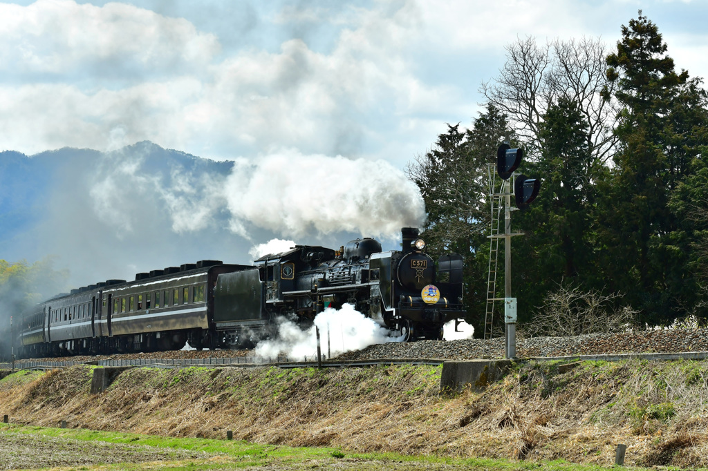 白い煙も　大好き