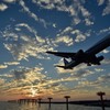 空港の夕景1