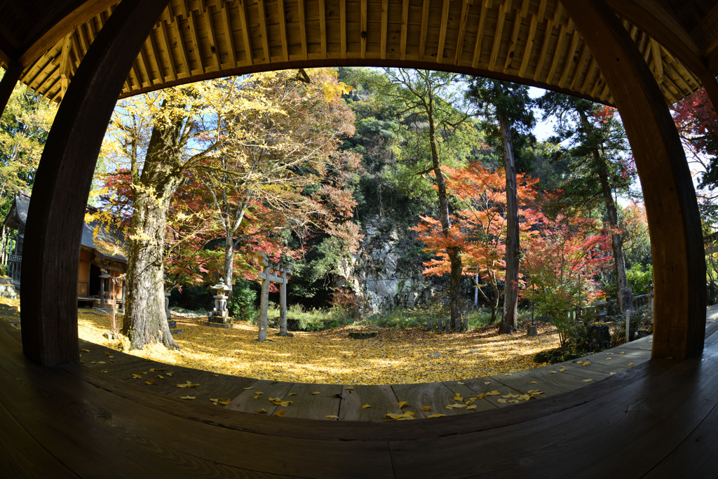 赤田神社の紅葉