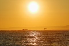 森戸海岸から