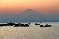 森戸の夕日