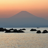 森戸の夕日