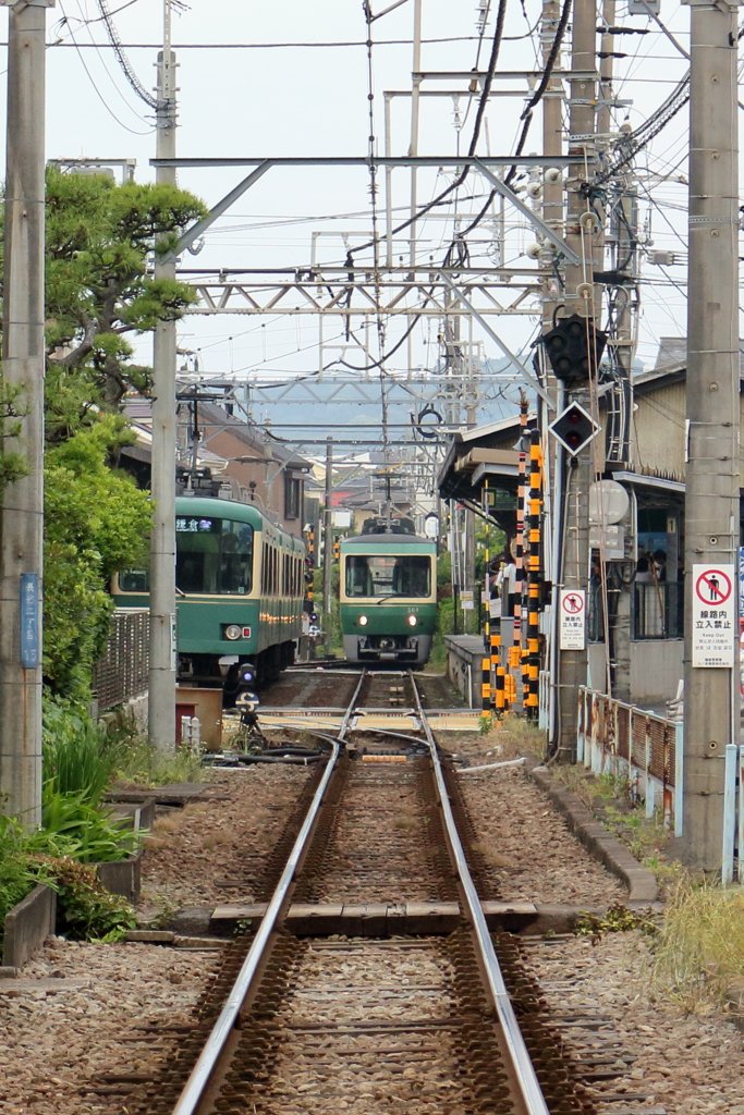 江ノ電（長谷駅）